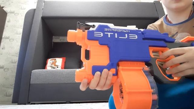 обзор nerf hyperfire elite