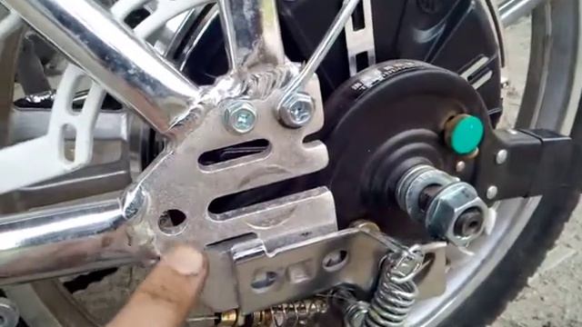 электровелосипед, часть 2 , gofun снятие заднего колеса , и разботирование заклеивание.