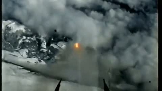 Вид боевых действий из кабины самолёта