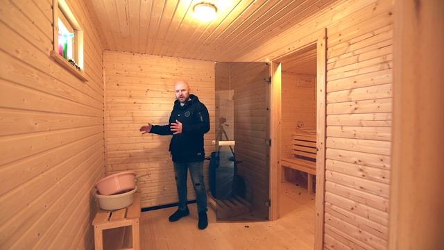 Обзор бани 4 на 6 метров для круглогодичного использования. По каркасной технологии