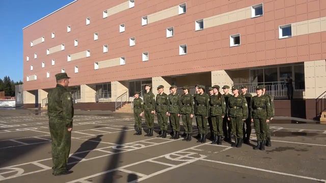 Строевая подготовка видео для обж даша