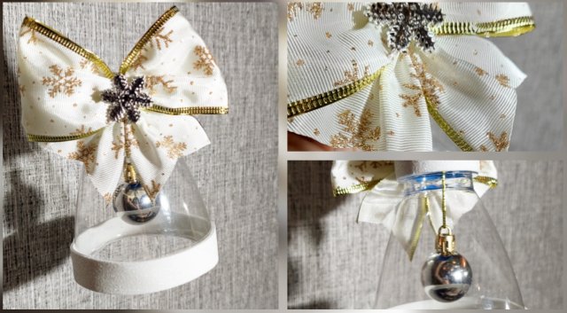 Колокольчик из бутылки, ёлочная игрушка своими руками.mp4