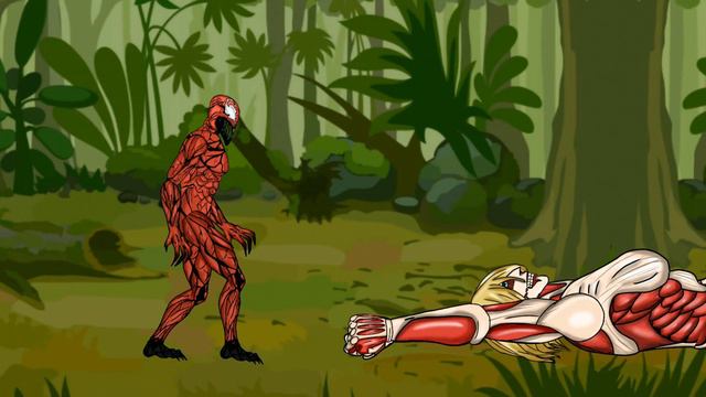 Карнаж против Атаки Титанов.