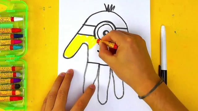 Как нарисовать Миньона - рисуем просто