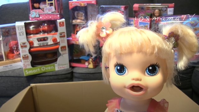 Кукла Большая коробка Сюрприз ПОСЫЛКА Новые  ИГРУШКИ Барби Штеффи Маша и Медведь Детская кухня Пинки