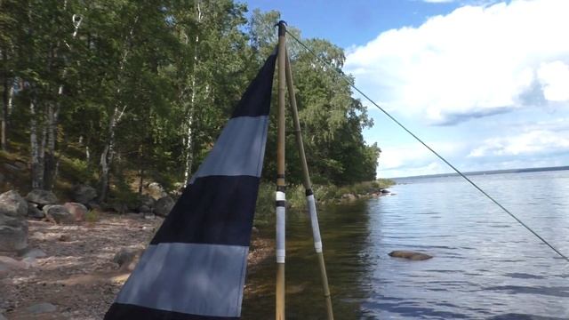 Парус для байдарки.