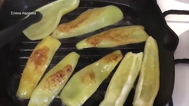 Овощи на сковороде гриль/Закуска к праздникам и в будни