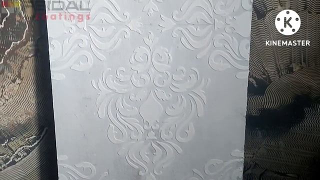 Очень простой способ украсить ваши стены! Трафареты и шпаклевка!