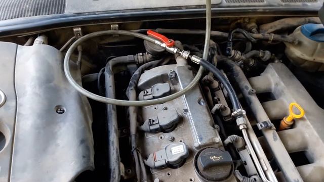 Промывка форсунок не снимая с автомобиля.