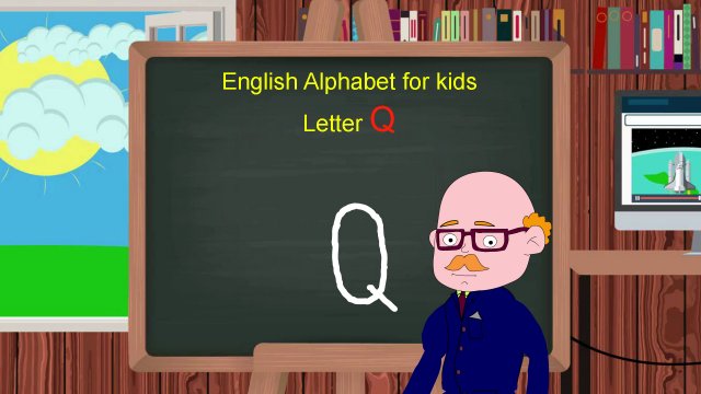 Английский алфавит - буква Q | Учим английский алфавит| Развивающее видео для детей