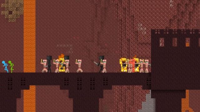 Анимация против Майнкрафта Эпизод 8 (Нижний мир) Русская Озвучка