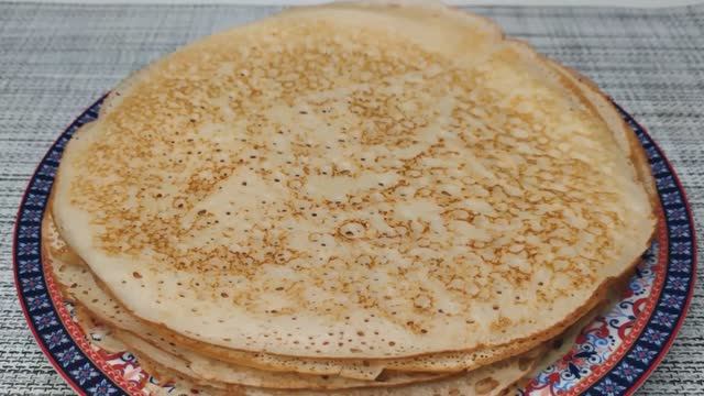 Тонкие Дрожжевые Блинчики на Молоке?