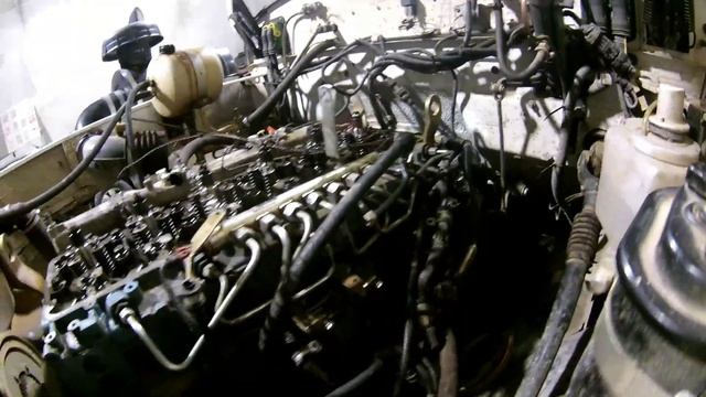 Пошёл антифриз в поддон двигатель ямз 536 (часть 1)