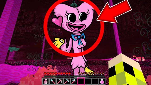 Я нашел страшную игрушку КИССИ МИССИ ФНФ в своем мире в майнкрафт ! FNF VS KISSY MISSY MINECRAFT