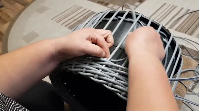 КАШПО ИЗ ИСКУССТВЕННОГО РОТАНГА ( ЦИЛИНДР НИЗКИЙ И ВЫСОКИЙ)