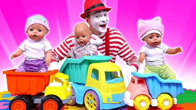 Видео куклы БЕБИ БОН - Нянька для тройняшек Baby Born! - Весёлые игры одевалки для девочек