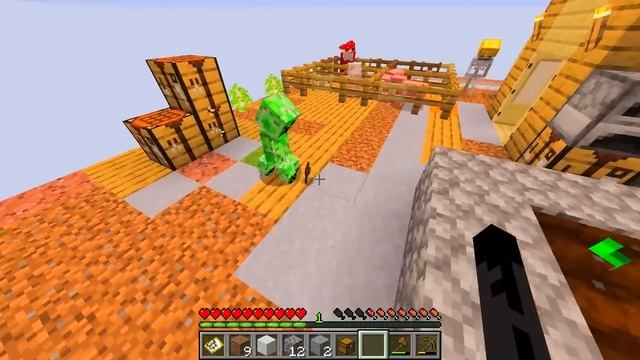 МАЙНКРАФТ, НО МЫ МОБЫ НА ОДНОМ БЛОКЕ! ЛАРА МАЙНКРАФТ НУБИК ПИСТОЛЕТИК И АРМЕНКОУ ! 3 ЧАСТЬ