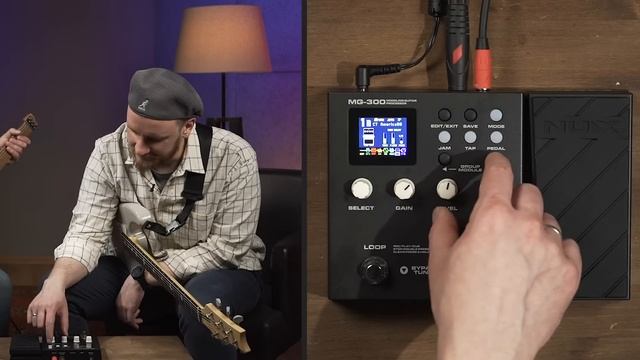 Гитарный процессор NUX MG-300. Мультиэффект по цене педали?!