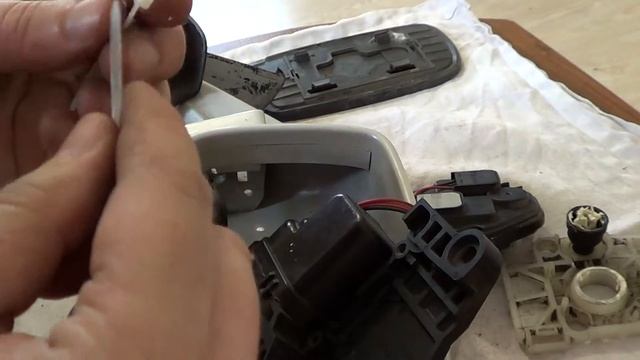 Ремонт/разборка зеркала заднего вида Toyota Corolla AE110