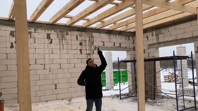 Деревянное перекрытие пролет 7 метров