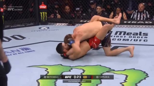 Ilia Topuria vs Bryce Mitchell/ FULL FIGHT