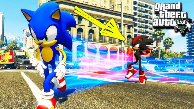 ГТА 5 МОДЫ СОНИК ИКС ЁЖИК АТАКУЕТ ГОРОД В GTA 5! ОБЗОР МОДА GTA 5 ИГРЫ ГТА МУЛЬТИК ВИДЕО GTA 5 МОДЫ