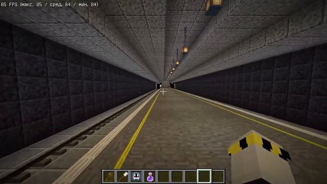 Поездка по полной 2 линии на Project Zetiysk | Minecraft MTR Mod
