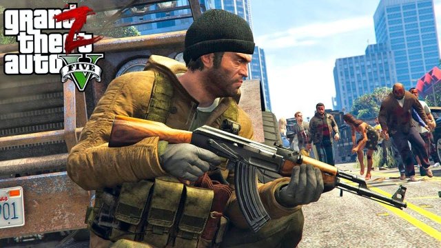 GTA 5 Z - ОТЫСКАЛ МЕРТВЫЙ ГОРОД И ТОЛПЫ ЗОМБИ! ЗОМБИ АПОКАЛИПСИС ОБЗОР МОДА GTA 5! ГТА 5 МОДЫ MODS