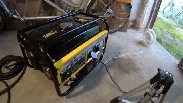 Перевёл генератор на газ