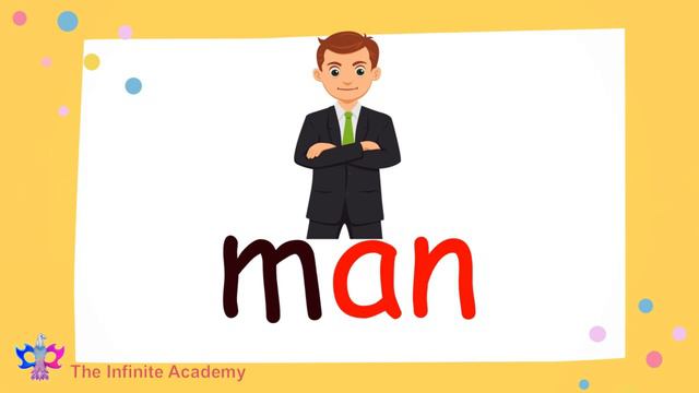 CVC words| 'an word | Reading practice |Kids Learning |Kids Vocabulary |Noun| Fun Learning for kids