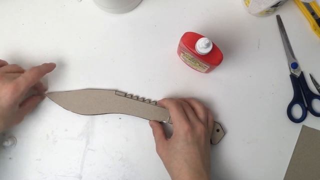 Как сделать KUKRI “Propfet”из картона|Standoff 2