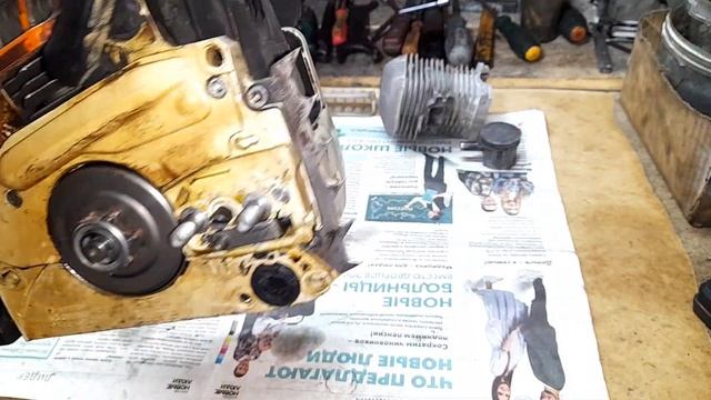 Как работает Stihl MS250 на китайской поршневой и китайском карбюраторе