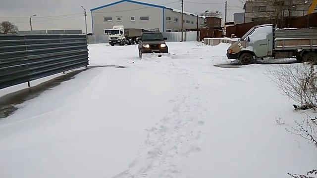СНЕГОВАЯ ЛОПАТА на УАЗ ПАТРИОТ своими руками
