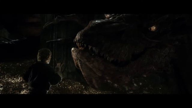 Разговор Бильбо c драконом Хоббит Пустошь Смауга