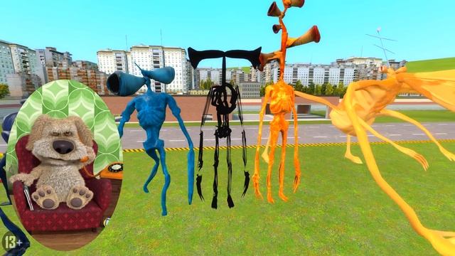 ГОВОРЯЩИЙ БЕН ВЫБИРАЕТ СЦП СИРЕНОГОЛОВЫХ В ГАРРИС МОД! МОНСТРЫ ТРЕВОРА ХЕНДЕРСОНА В Garry`s Mod!