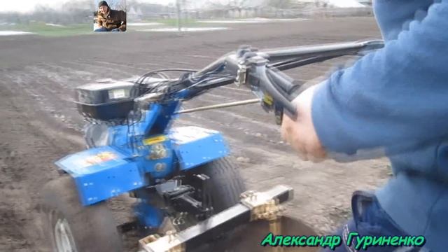 Первая посадка картошки мотоблоком Кентавр под диски без лопаты. Как не нужно сажать картошку