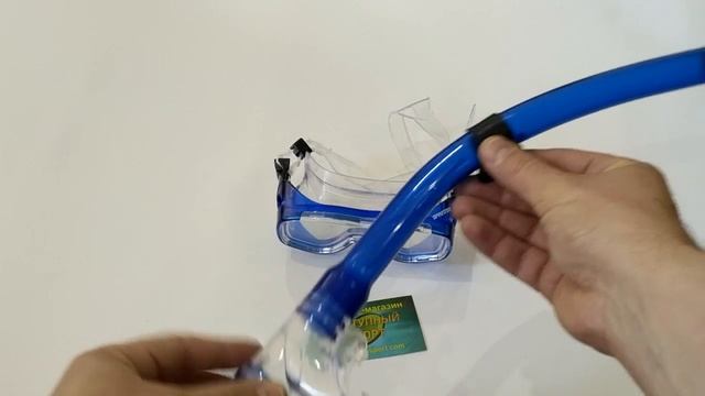 Набор для плавания маска с трубкой детский (3-10 лет)