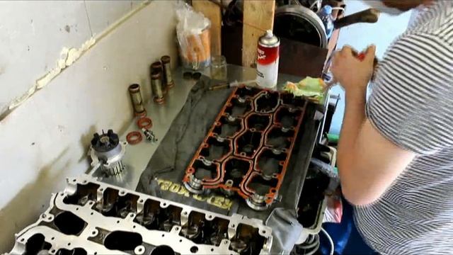 Сборка ГБЦ ВАЗ 21120