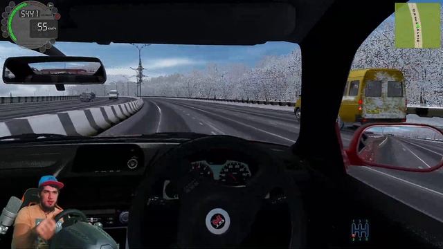 МЕХАНИК ЗА РУЛЕМ САМОГО БЫСТРОГО НИССАН СКАЙЛАЙН - КРУЧЕ ЧЕМ ФОРСАЖ CITY CAR DRIVING + РУЛЬ