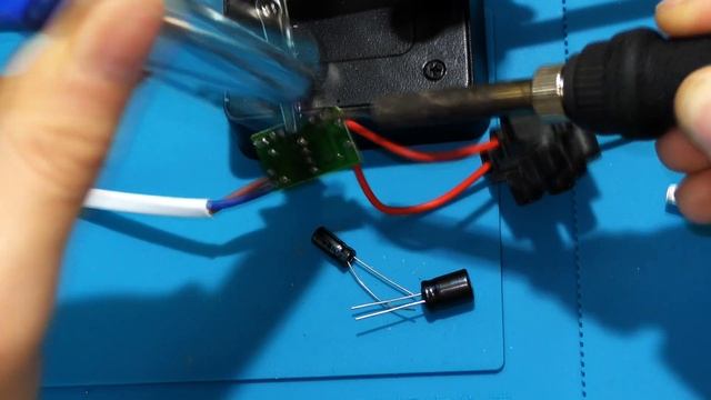 Ремонт LED драйверов для светодиодных светильников (замена конденсаторов)