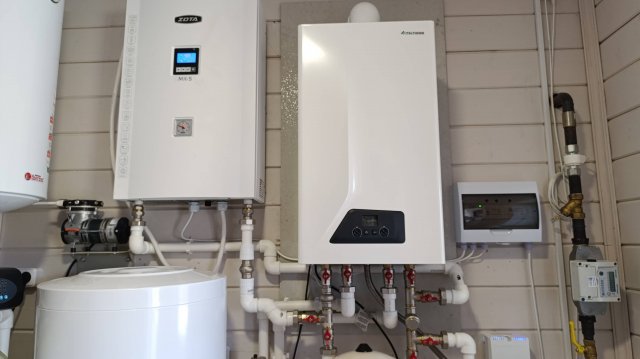 Автоматизация котельной с газовым и электрическим котлом. ZONT H-1V.02 + ITALTHERM + ZOTA