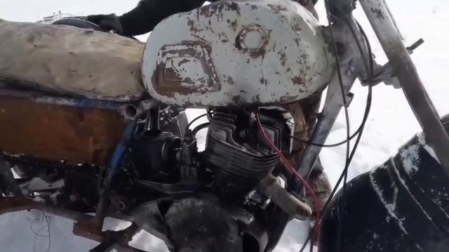 Самодельный вездеход САМОДЕЛЬНЫЙ МОТОВЕЗДЕХОД СНЕГОХОД 2ч - На базе Иж Инвалидка/ Иж лайфхак. 7Gi