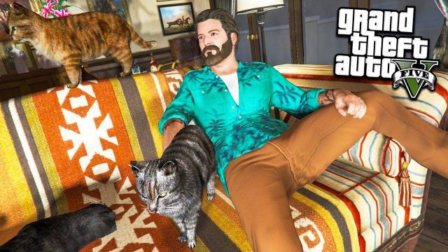КУПИЛ КОТА В МАГАЗИНЕ ЖИВОТНЫХ РЕАЛЬНАЯ ЖИЗНЬ ГТА 5 МОДЫ #26! ОБЗОР МОДА GTA 5 веселая игра мультик