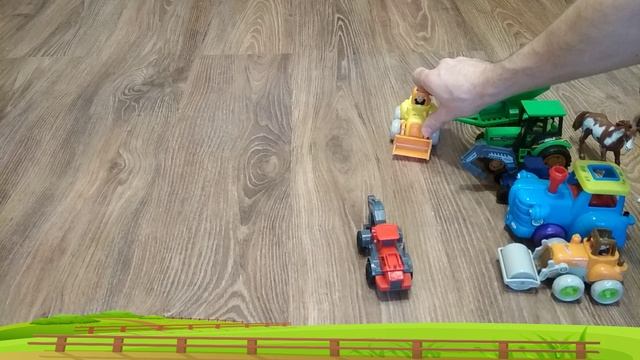 Синий Трактор Гоша на ферме строит дом. Непоседа.mp4