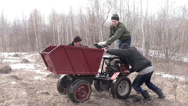Мини Т-16 из мотоблока и Макс. глубина копания Экскаватора