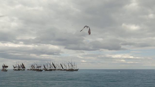 Эурон Грейджой и Дейенерис Битва у Драконьего Камня Игра Престолов 8 сезон 4 серия