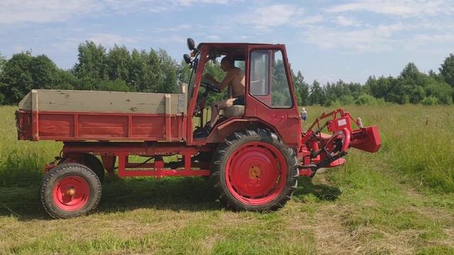 т-16 с роторной косилкой Lisicki z-178 сенокос 2022