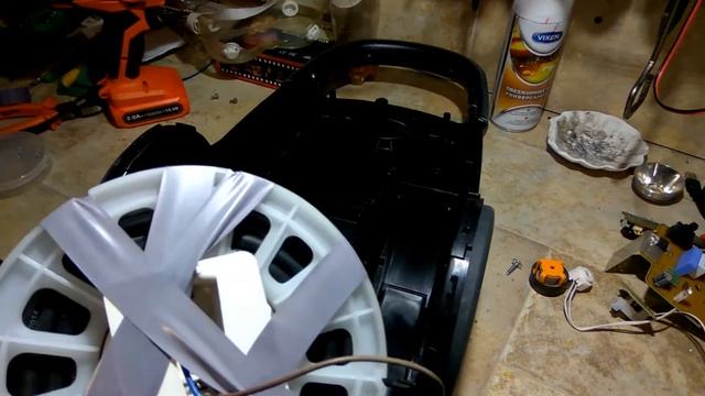 Ремонт пылесоса Samsung SC8859  Замена мотора и сборка Repair vacuum cleaner Samsung SC8859 Assembl