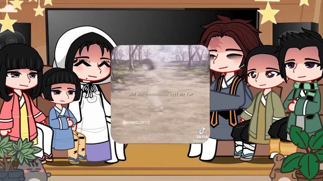 ?Kamado Family react to Nezuko and Tanjiro |Demon Slayer| part1