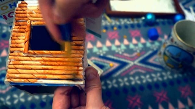 Новогдняя поделка в школу/садик.Зимняя композиция/Новогодние поделки/Новый год 2019